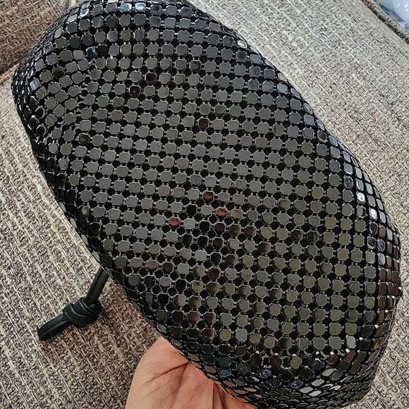 #WHITING & DAVIS #Vintage Evening Bag Mesh #Authentic #1950's Clutch Metal Purse - Picture 7 of 10